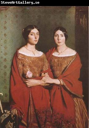 Theodore Chasseriau The Sisters of the Artist (mk09)